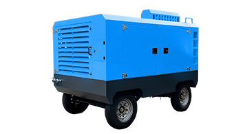 Portable screw air compressor